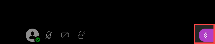 screenshot of collaborate showing location of pink tab